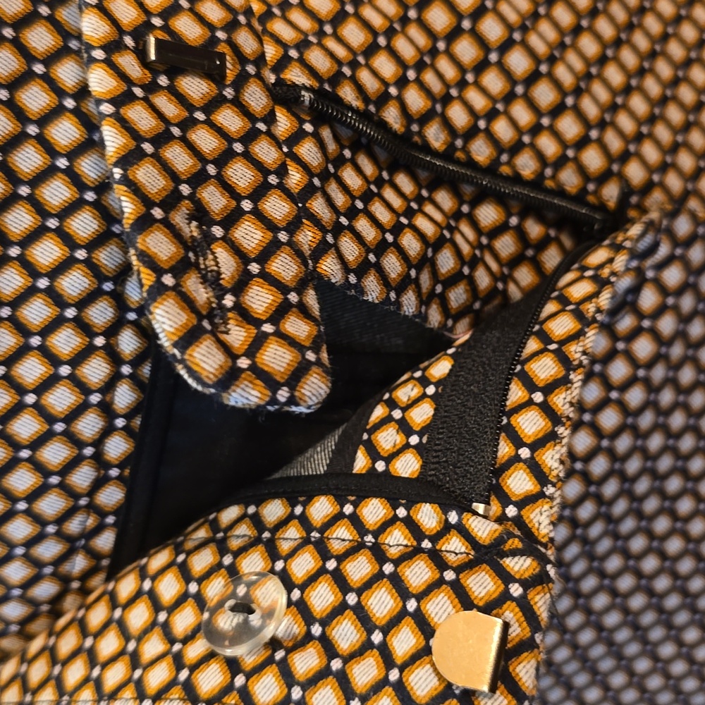 Geometric Pattern Straight-Leg Pants - image 5